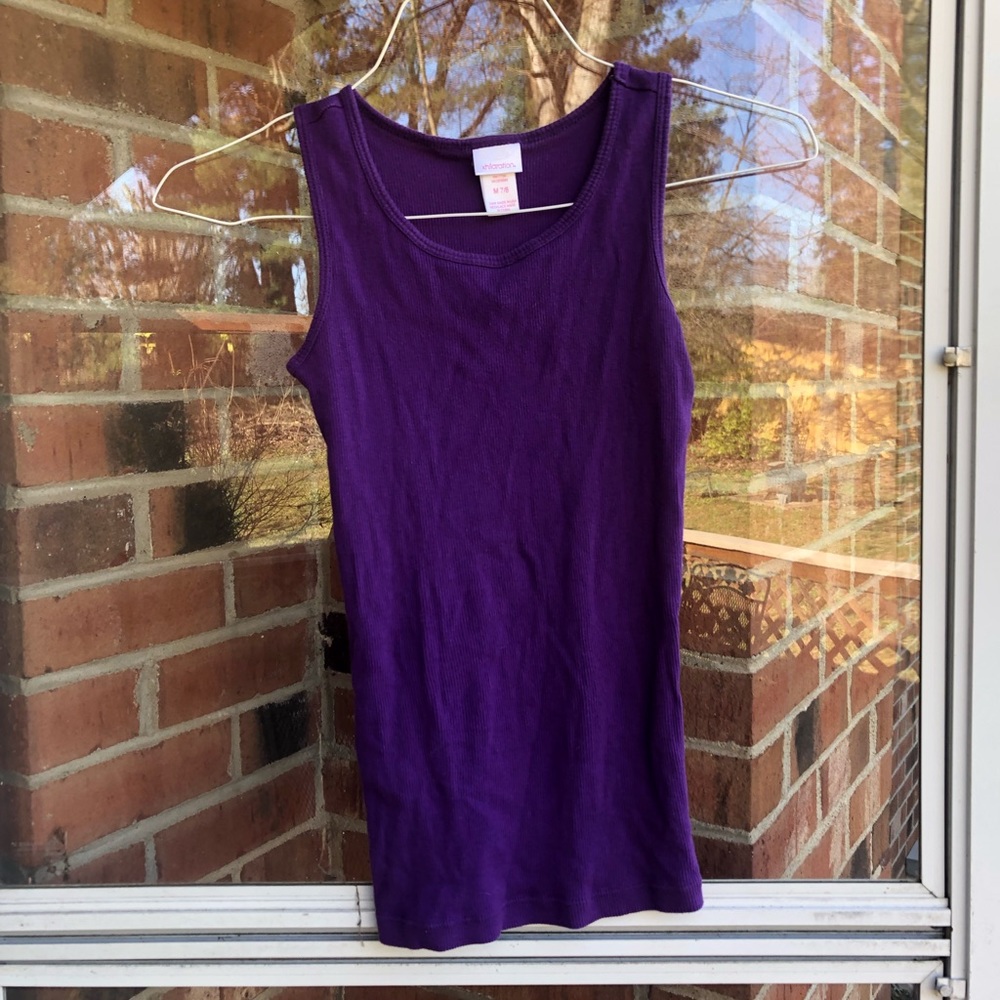 Xhilaration purple racerback tank